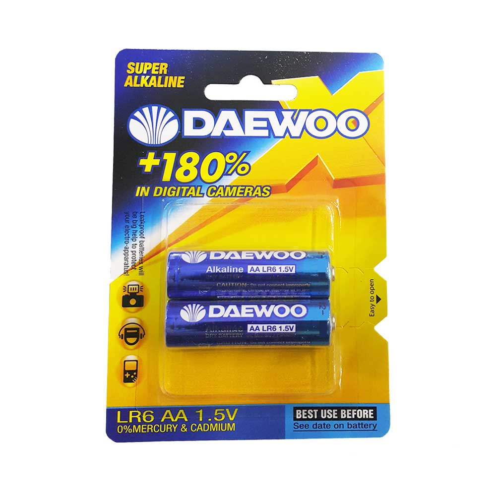 باطری قلمی دوو آلکاالین BATTERY DAEWOO AA