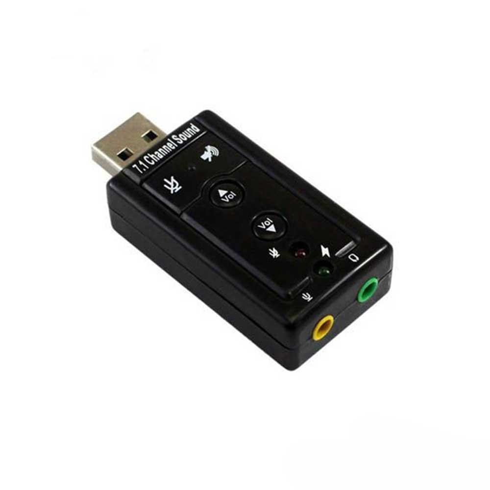 کارت صدای اکسترنال ولوم دار SOUND CARD USB