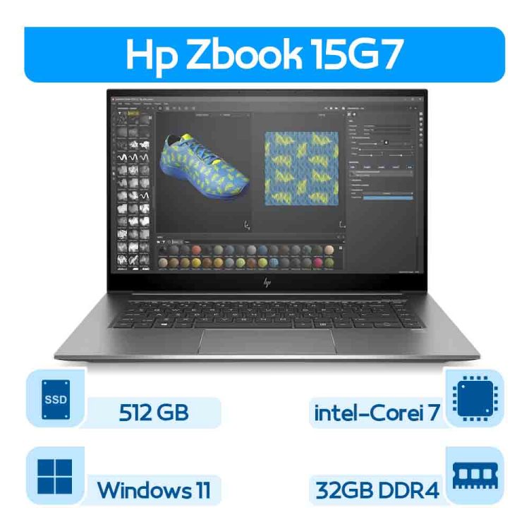 لپتاپ استوک Hp ZBook 15 G7 نسل 10