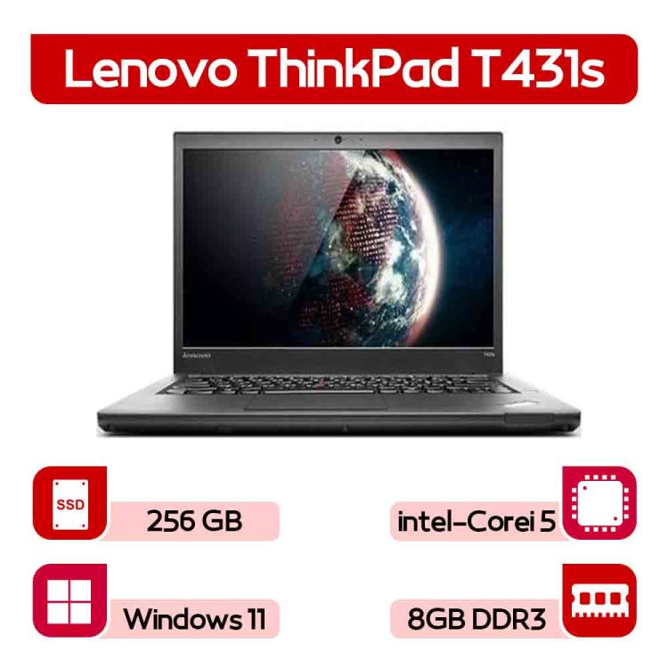 لپتاپ استوک Lenovo ThinkPad T431s نسل 3