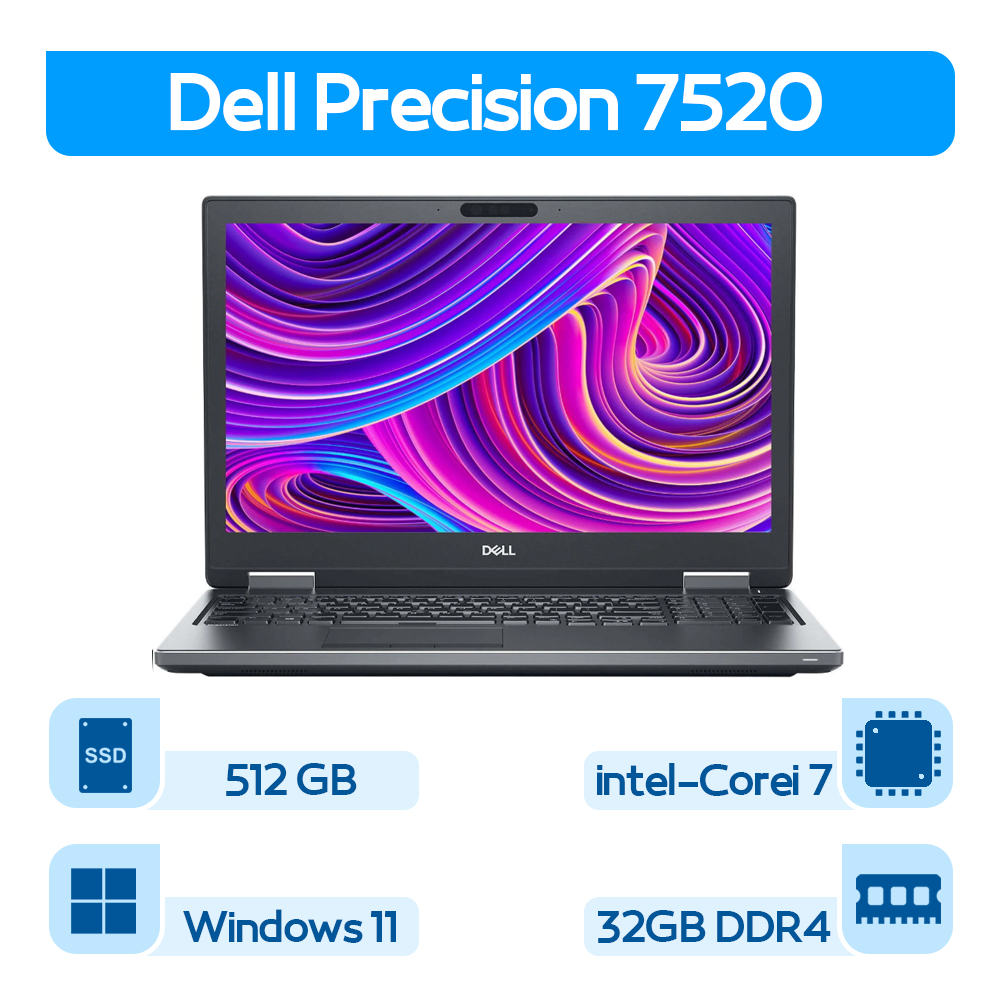 لپتاپ استوک دل Dell Precision 7520 نسل 6