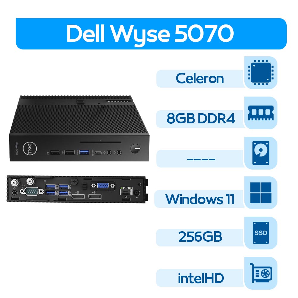مینی کیس  استوک Dell WYSE 5070 سایز USFF